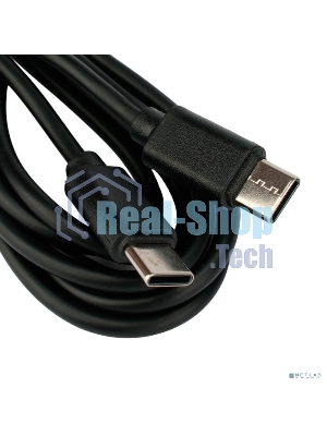 Кабель USB2.0 Гарнизон GCC-USB2-CMCM-6, Type-C/Type-C, 3А, 45Вт, PD/QC3.0, медь, 1.8м, черный, пакет
