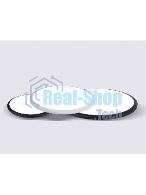 Потолочный светодиодный светильник Ambrella light FZ1233 BK черный IP44 22W 6400К D260*55 (Без ПДУ)