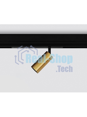 Управляемый светодиодный светильник для шинопровода Magnetic Ambrella light GL1213 GD золото IP20 12W 3000K-6400K 220V 36° D45*100 (Без ПДУ)