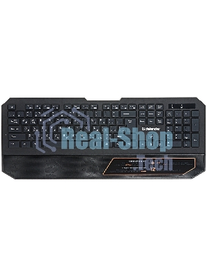 Комплект клавиатура+мышь Defender Berkeley C-925 беспроводной, USB, 1600 DPI, чёрный