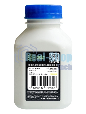 Тонер Cactus CS-THPCHUY-45 желтый флакон 45гр. для принтера HP CP M251/M252/M476/1515