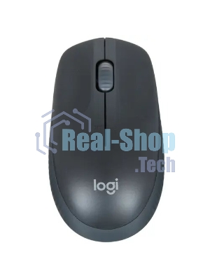 Мышь беспроводная Logitech M190 черный/серый, 1000 dpi, радиоканал, USB, кнопки - 3