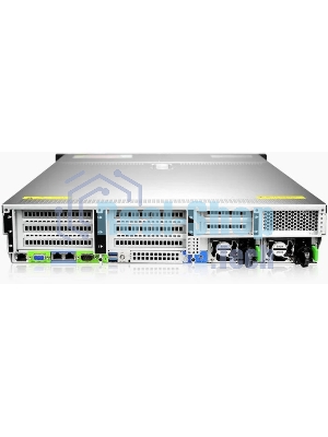 Серверная платформа Gooxi SR201-D12R-NV-G2 2U 12 bay server with NVME bp,based on AMD 9004 2 riser cards of PCIe5.0(X32 to x16x16) 2x rear SAS/SATA 2x rear NVME 1300W 1+1 PSU EU power cables rail kit