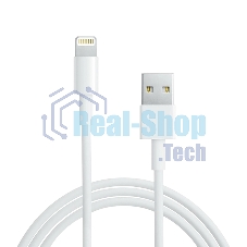 Кабель Rexant USB-A – Lightning, 2,4А, 2м, ПВХ, белый