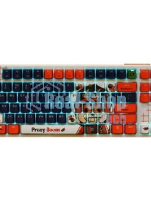Клавиатура A4Tech Bloody AT87 проводная USB черный/красный