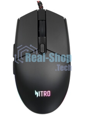 Мышь проводная Acer Nitro OMW400 черный, 6400 dpi, USB, кнопки - 6
