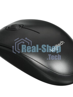 Мышь проводная Logitech M100/100R DARK/GREY (темно-серая/черная), 1000 dpi, USB, кнопки - 3