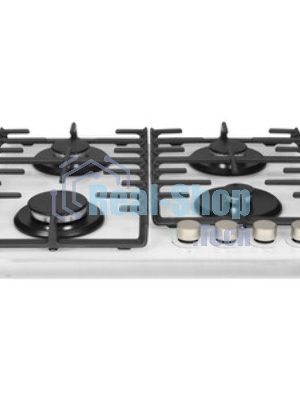 Газовая варочная панель Gorenje GT642AXW, 4 конфорки, закаленное стекло, белый