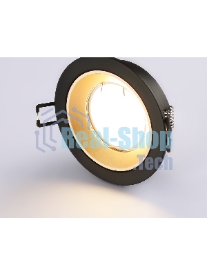 Светильник встраиваемый A8923 BK/GD черный/золото MR16 GU5.3 D92*24