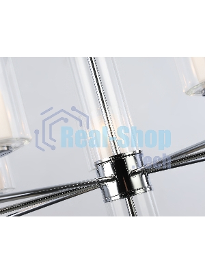 Люстра Ambrella light LH56003/7 СH/FR хром/белый матовый E14*7 max 40W D790*1260