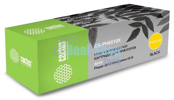 Картридж лазерный Cactus CS-PH6510BK (106R03484) черный (2500 стр.) для Xerox Phaser 6510DN/WC 6515DN