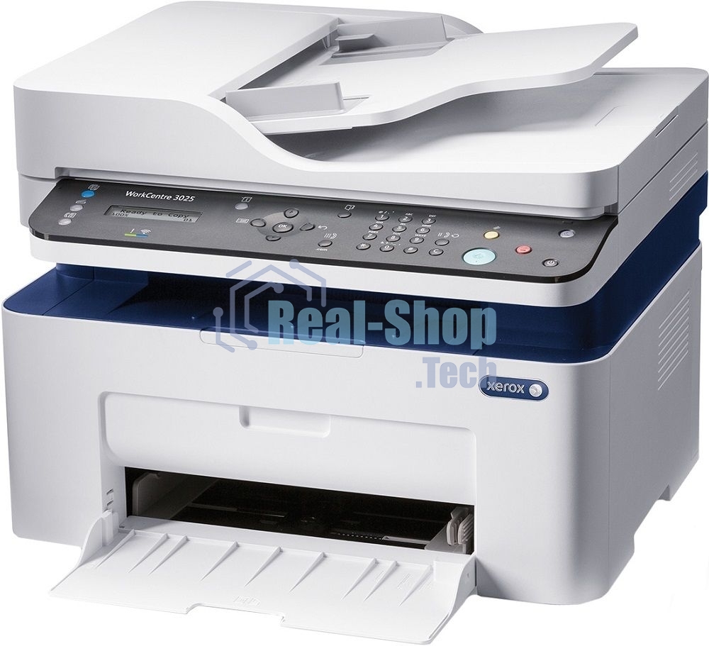 МФУ лазерное Xerox WorkCentre 3025NI (WC3025NI#), A4, ч/б, печ. до 20 стр/мин., скан. до 17 стр/мин., 1200 x 1200 dpi (печать) 600 x 600 dpi (скан.), Wi-Fi, Ethernet, USB
