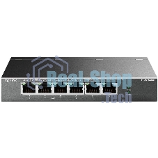 Коммутатор TP-Link 4-port 10/100Mbps Unmanaged PoE+ Switch with 2 10/100Mbps uplink ports, meta case, desktop mount, 4 802.3af/at compliant PoE+ port, 2 10/100Mbps uplink ports, DIP switches for Extend mode, Isolation mode and Priority mode, up to 250m PoE power supply