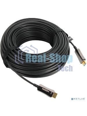Активный оптический кабель HDMI 19M/M,ver. 2.0, 4K@60 Hz 40m VCOM