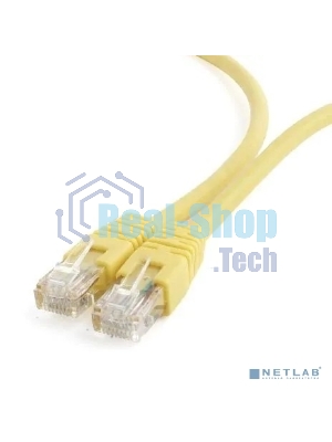 Патч-корд UTP Cablexpert cat.6, 1м, литой, многожильный, желтый