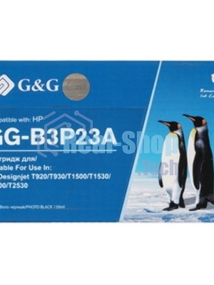 Картридж струйный G&G GG-B3P23A №727 фото черный (130 мл) для HP DJ T920/T1500