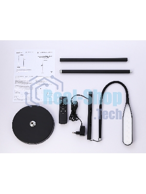 Светильник Ambrella light TR97706 BK черный LED 12W 3000K-6400K 250*190*1770 (ПДУ РАДИО 2.4G)