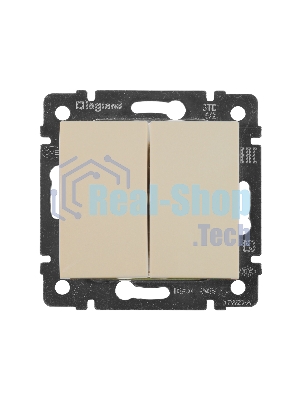 Переключатель Legrand 774308 Valena 2напр., 2-кл., сл. кость
