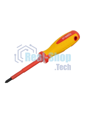 Отвертка Matrix Insulated, PH2 x 100 мм, CrMo, до 1000 В, двухкомп.рукоятка