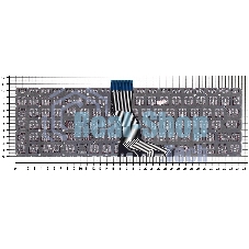 Клавиатура для ноутбука HP Pavilion 15-ab 15-ab000 15z-ab100 черная с красной подсветкой