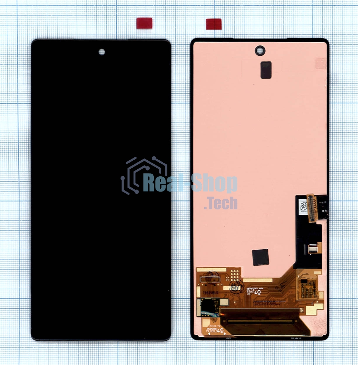 Дисплей (модуль) для Google Pixel 6 в сборе с тачскрином OLED черный