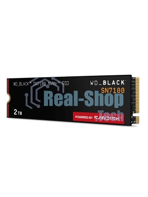 Накопитель SSD 2TB WD Black SN7100, M.2 2280, PCI-E 3x4, R/W - 7250/6900 Mb/s 3D-NAND TLC