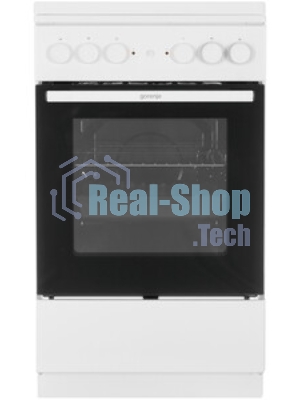 Плита комбинированная Gorenje GK5A12WG белый, конфорок 2 газовых и 2 электрических, духовка 68 л, 50 см x 85 см x 59.4 см