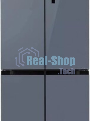 Холодильник LEX LCD505GbGID серый трехкамерный 321/144л морозилка снизу, No Frost, Side by Side