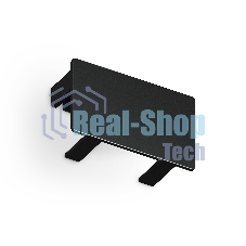 GL7196 BK черный матовый заглушка для накладного шинопровода Standard 220V NEW 32*20*15 (2шт.)