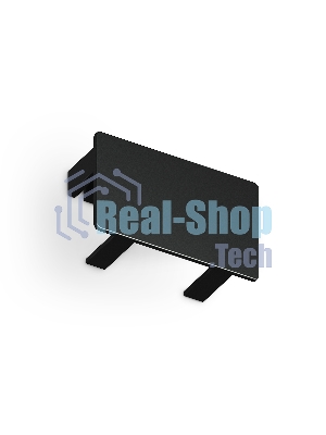 GL7196 BK черный матовый заглушка для накладного шинопровода Standard 220V NEW 32*20*15 (2шт.)