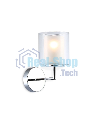 Настенный светильник Ambrella light LH56005 СH/FR хром/белый матовый E14 max 40W 190*120*220
