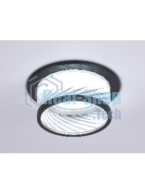Светильник Ambrella light TN1252 SBK/CL черный песок/прозрачный GU5.3 D98*58
