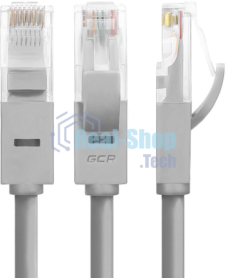 Патч-корд Greenconnect прямой 40.0m, UTP кат.5e, серый, позолоченные контакты, 24 AWG, литой, GCR-LNC03-40.0m, ethernet high speed 1 Гбит/с, RJ45, T568B Greenconnect Патч-корд прямой 40.0m, UTP кат.5e, серый, позолоченные контакты, 24 AWG, литой, GCR-LNC03-40.0m, ethernet high speed 1 Гбит/с, RJ45, T568B