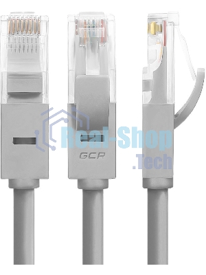 Патч-корд Greenconnect прямой 40.0m, UTP кат.5e, серый, позолоченные контакты, 24 AWG, литой, GCR-LNC03-40.0m, ethernet high speed 1 Гбит/с, RJ45, T568B Greenconnect Патч-корд прямой 40.0m, UTP кат.5e, серый, позолоченные контакты, 24 AWG, литой, GCR-LNC03-40.0m, ethernet high speed 1 Гбит/с, RJ45, T568B