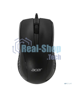 Мышь проводная Acer OMW136 черный, 1200 dpi, USB, кнопки - 3