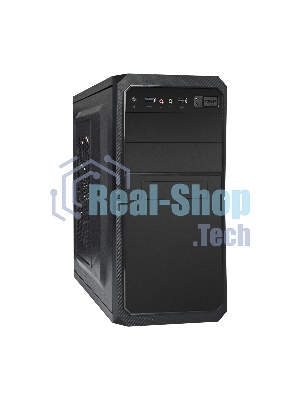 Компьютерный корпус ExeGate EX284027RUS Minitower BA-202 Black, mATX, без БП, 2хUSB, Audio