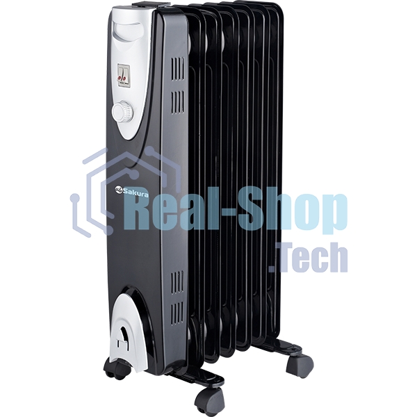 Обогреватель масляный Sakura SA-0377B, 7 сек., 1,5 кВт