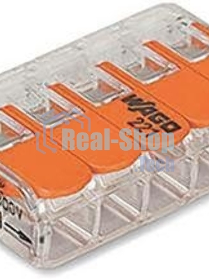Клемма компактная Wago 221-415 5х(0,2-4,0 кв.мм)