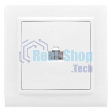Розетка компьютерная 1-м СП Минск RJ45 бел. Basic EKF ERK01-035-10