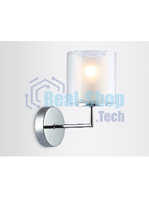 Настенный светильник Ambrella light LH56005 СH/FR хром/белый матовый E14 max 40W 190*120*220