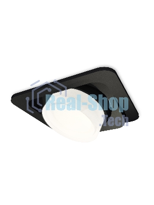 Комплект встраиваемого поворотного светильника Ambrella light XC7659083 SBK/FR/CL черный песок/белый матовый/прозрачный MR16 GU5.3 (C7659, N7160)