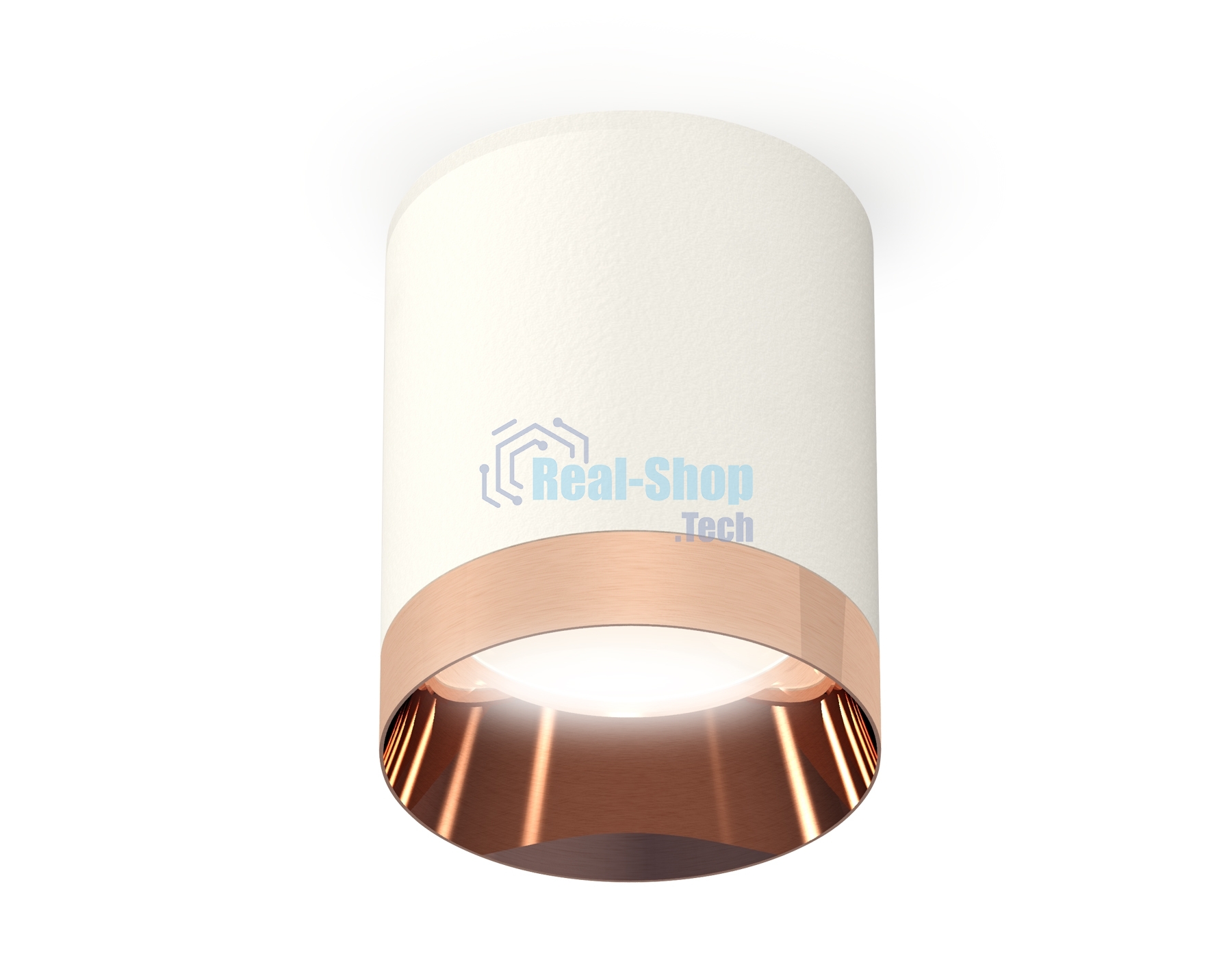 Светильник Ambrella Light XS6301025 SWH/PPG белый песок/золото розовое полированное MR16 GU5.3 (C6301, N6135)