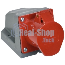 Розетка IEK PSR12-016-4 114 стационарная 3Р+РЕ 16А 380В IP44 IEK