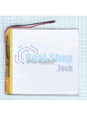 Аккумулятор Li-Pol (батарея) 3x105x105мм 3pin 3.7V/4500mAh