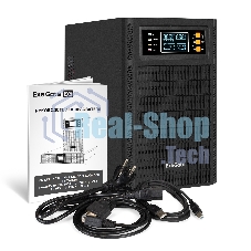 Источник бесперебойного питания On-line ExeGate PowerExpert TL-3000.96V.LCD.AVR.3SH.USB.RS232.SNMP 3000VA/3000W, On-Line, PF=1, LCD, 3*Schuko, RS232, USB, SNMP-slot, встроенные батареи 12V 7.2Ah - 8шт, возможность подключения до 4 внешних батарейных блоков 96В, Tower, металлический корпус, черный