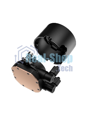 Система охлаждения PCCooler DA240 ARGb черный 120мм алюминий+медь 1800rpm 33.8db 3-pin 300W