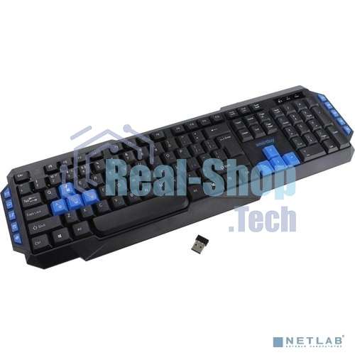 Клавиатура беспроводная мультимедийная Smartbuy 231 черная SBK-231AG-K