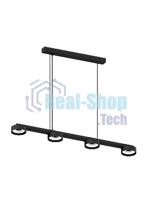 Корпус светильника C9152/4 SBK черный песок 805*85*800mm GX53/4
