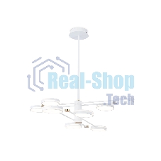 Подвесной светодиодный светильник Ambrella light FL51642/8 WH/GD белый/золото 3000K/4200K/6400K 67W D1000*850 (Без ПДУ)