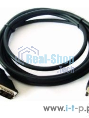 Кабель HDMI-DVI Cablexpert CC-HDMI-DVI-6, 19M/19M, single link, медь, позол.разъемы, экран, 1.8м, черный, пакет